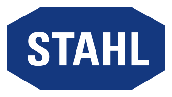 R STAHL Logo 4c blau weiss